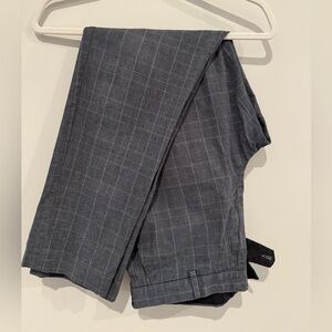 J. Crew Black and Gray Ludlow Trousers